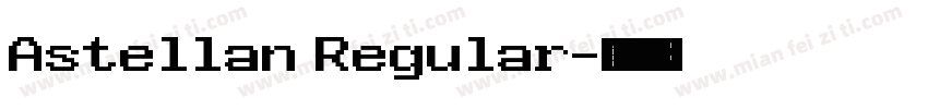 Astellan Regular字体转换